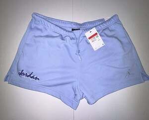 Jordan Essentials Women's Brooklyn Fleece Shorts in Hydrogen Blue